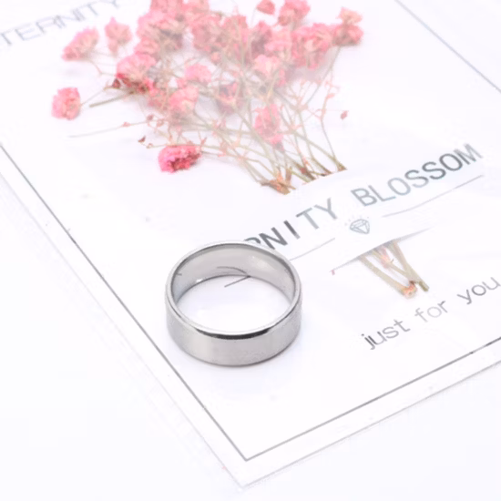 Anillo de tungsteno para hombre de 8 mm de moda